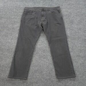 Canali Jeans‎ Mens 40x30 Grey 5 Pocket Soft Touch Straight Made In Italy Prep